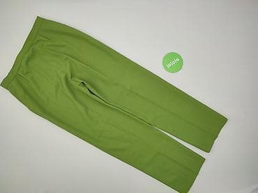 light green: Spodnie materiałowe damskie, rozmiar L — 5