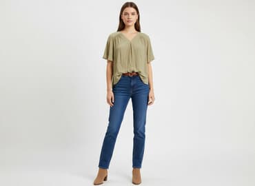 hm bluzki z krótkim rękawem: H&M, Bluzka damska, rozmiar S — 6