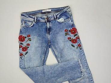 stradivarious cargo: Zara, Jeansy damskie, rozmiar M — 1