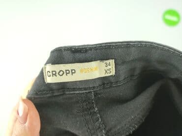 woskowane jeansy: Cropp, Jeansy damskie, rozmiar XS — 4