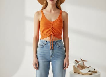 top z puszkiem: Amisu, Top damski, rozmiar L — 6