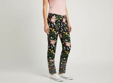 spodnie cyfrowa flora: Old Navy, Spodnie materiałowe damskie, rozmiar XS — 7