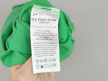 hampton republic: Us Polo Assn, T-shirt damski, rozmiar L — 4