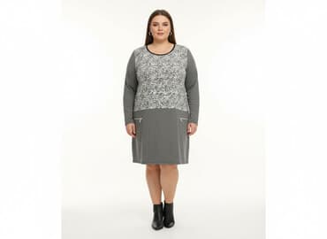 sukienka zima: Sukienka damska, rozmiar 5XL — 6