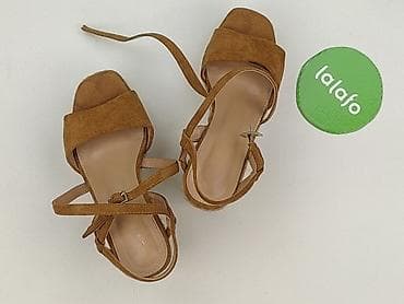 buty na koturnie: Sandały damskie, rozmiar 35 — 2