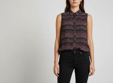 hm bluzki z krótkim rękawem: H&M, Bluzka damska, rozmiar S — 7