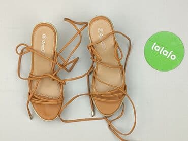 czarne sandały na koturnie born2be: Queen Vivi, Sandały damskie, rozmiar 38 — 2