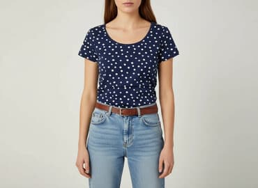 koszulka w groszki: Zeeman, T-shirt damski, rozmiar S — 1