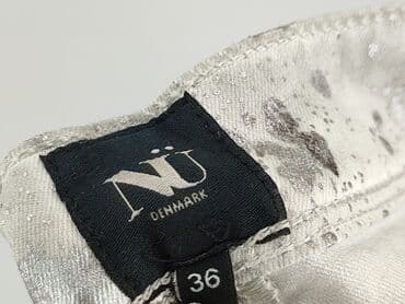 deichmann srebrne buty: Spodnie materiałowe damskie, rozmiar S — 4