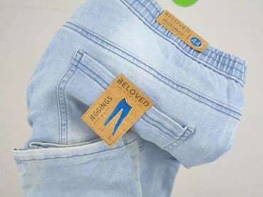 legginsy z wysokim stanem modelujące: Jeansy damskie, rozmiar XL — 6