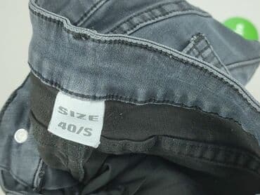 szare jeansy damskie stylizacje: Jeansy damskie, rozmiar S — 5