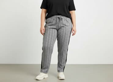 oleksy trampki czarne: S.Oliver, Spodnie materiałowe damskie, rozmiar 4XL — 8