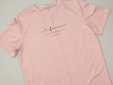 koszulka w paski z serduszkiem: T-shirt damski, XL — 1