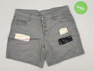 skórzane krótkie spodenki: Szorty damskie, rozmiar L — 2