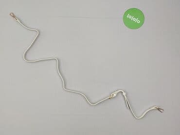 chusta na głowę: Biały pasek/pałąk do torebki z karabińczykami - Kolor: biały - — 2