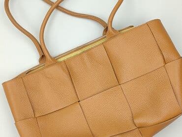 brązowa torebka: Torebka, Vera Pelle, stan - Bardzo dobry — 1