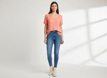 t shirty pantone: Stradivarius, T-shirt damski, rozmiar M — 6