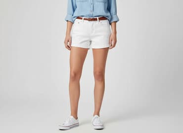 pakuten spodenki jeansowe: Papaya, Szorty damskie, rozmiar M — 7