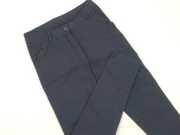 jeansy damskie podarte: Material trousers for women, size S (EU 36) — 1