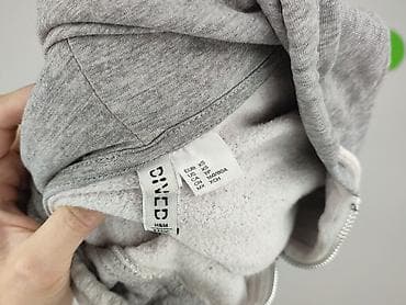 dzik bluzy: H&M Basic, Bluza z kapturem damska, rozmiar XS — 5