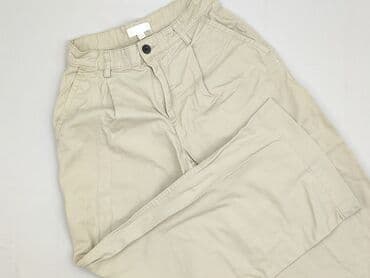 spodnie dresowe dynamic: H&M, Material trousers for women, size S (EU 36) — 1