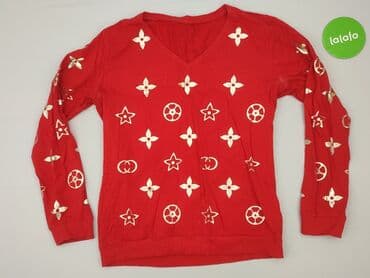 białe bluzki ze zlotym nadrukiem: Bluzka damska, rozmiar L — 2