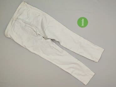 białe damskie jeansy: H&M, Jeansy damskie, rozmiar M — 3
