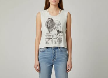 t shirty amon amarth: Cropp, Top damski, rozmiar XS — 7