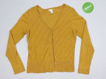 sweter z dekoltem v: H&M, Kardigan damski, M — 2