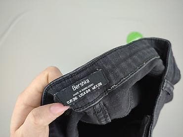 mom jeans pull and bear: Bershka, Jeansy damskie, rozmiar S — 4