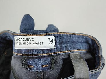 majtki veroline: Spodnie jeansowe, Next, 14 lat, 164, stan - Dobry — 4