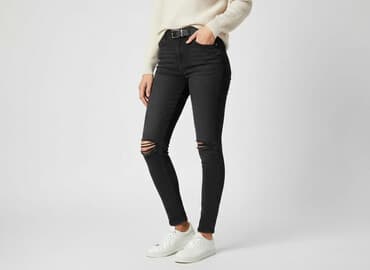 jeansy przetarte damskie: Jeansy damskie, rozmiar S — 5