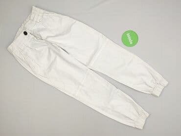 białe cargo bershka: Bershka, Spodnie materiałowe damskie, rozmiar XS — 2