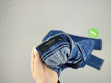 biale klapki adidas: Denim, Jeansy damskie, rozmiar S — 4