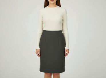 spódnice za kolano z rozcięciem: Spódnica damska, rozmiar S — 1