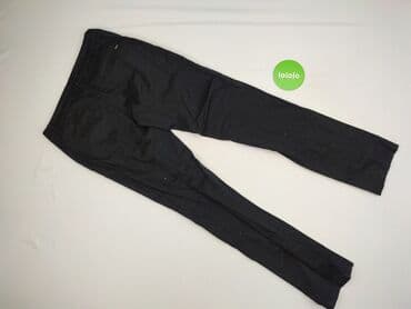 mango sukienki czarne: Mango, Spodnie materiałowe damskie, L — 3