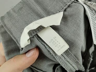 spodnie do szarej marynarki: H&M, Spodnie materiałowe damskie, rozmiar S — 5
