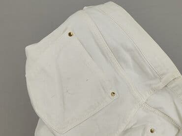 biale szerokie jeansy: Jeansy damskie, rozmiar M — 5