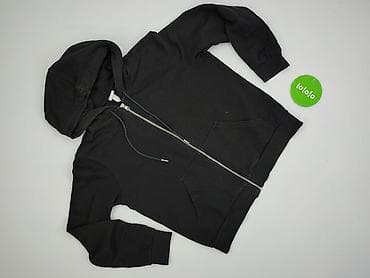 obcisłe bluzy: H&M Basic, Bluza z kapturem damska, rozmiar S — 2