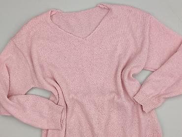 sweter w serca h: Sweter damski, rozmiar L — 1