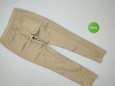 pull and bear lniane spodnie: Chino, Spodnie materiałowe damskie, rozmiar M — 3
