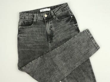 zara czarne jeansy damskie: Zara, Jeansy damskie, rozmiar S — 1