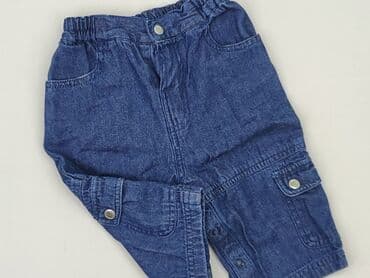spodnie jeansowe niemowlęce: Spodnie jeansowe, 3-6 miesięcy, stan - Bardzo dobry — 1