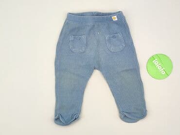 czapka zimowa wiązana dla niemowlaka: Baby material trousers, 9-12 months, 74-80 cm, 5.10.15, condition - Very good — 2
