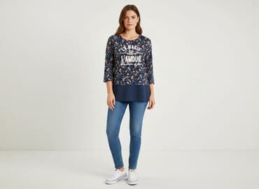 marynarka damska niebieska reserved: Atmosphere, Bluzka damska, L — 7