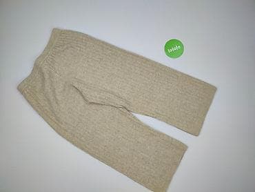 zuzyte majtki: Damskie dzianinowe spodnie culotte w kolorze beżowym. - Krój: szeroka — 3