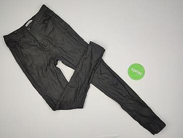 wide jeans: ELEGANTE, Spodnie materiałowe damskie, rozmiar L — 2