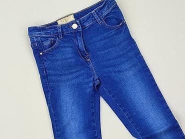 czapka bajzel: Spodnie jeansowe, Next, 9 lat, 128/134, stan - Idealny — 1