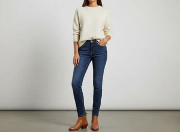 olivka blog dżinsy: Vila, Jeansy damskie, rozmiar S — 6