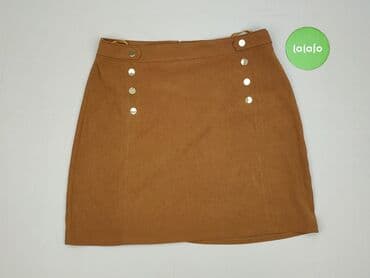 spódnice z imitacji skóry brązowa: F&F, Women`s skirt, size L — 3